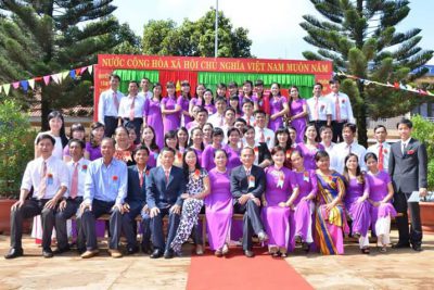 Một số hình ảnh đón trường đạt chuẩn quốc gia năm 2015