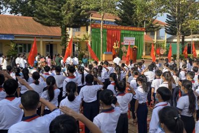Trường THCS Hoàng Hoa Thám tổ chức lễ khai giảng năm học 2020-2021.